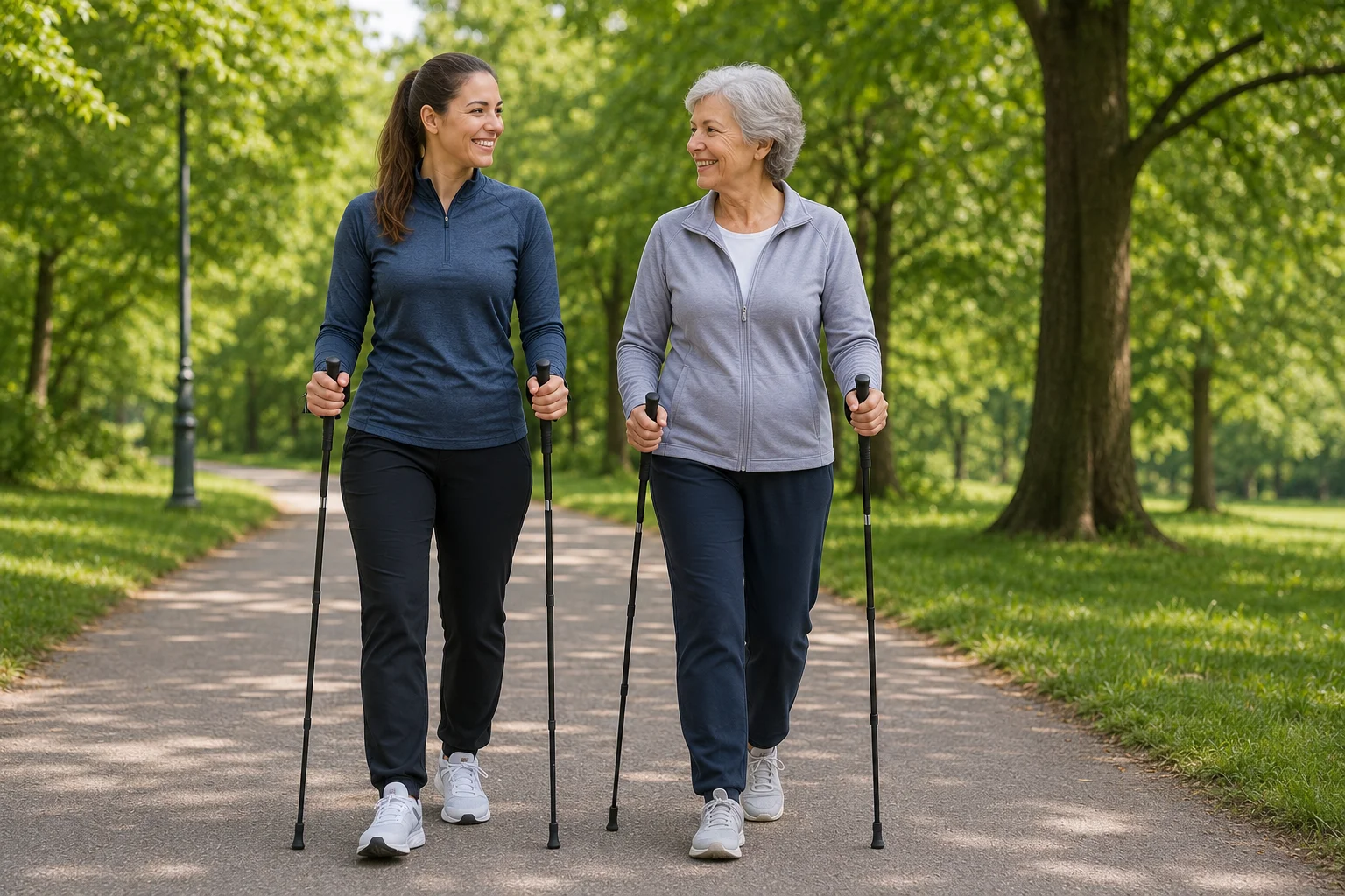 Gemeinsam Nordic Walking!