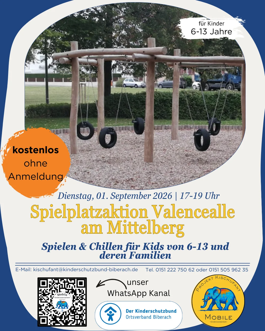 Spielplatzaktion Valencealle am Mittelberg