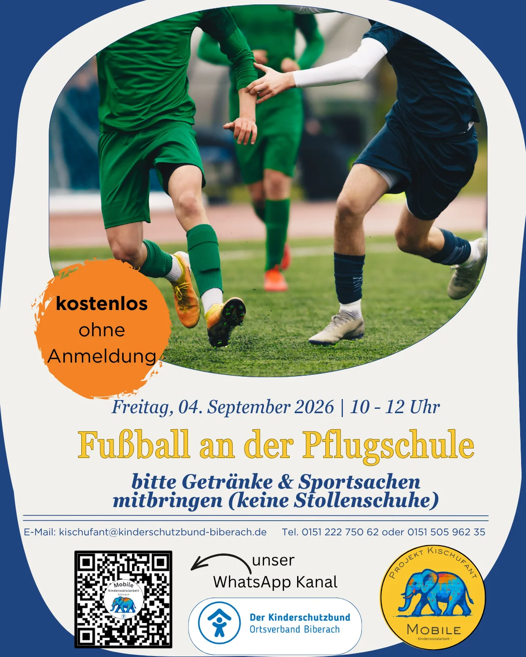 Fußball an der Pflugschule