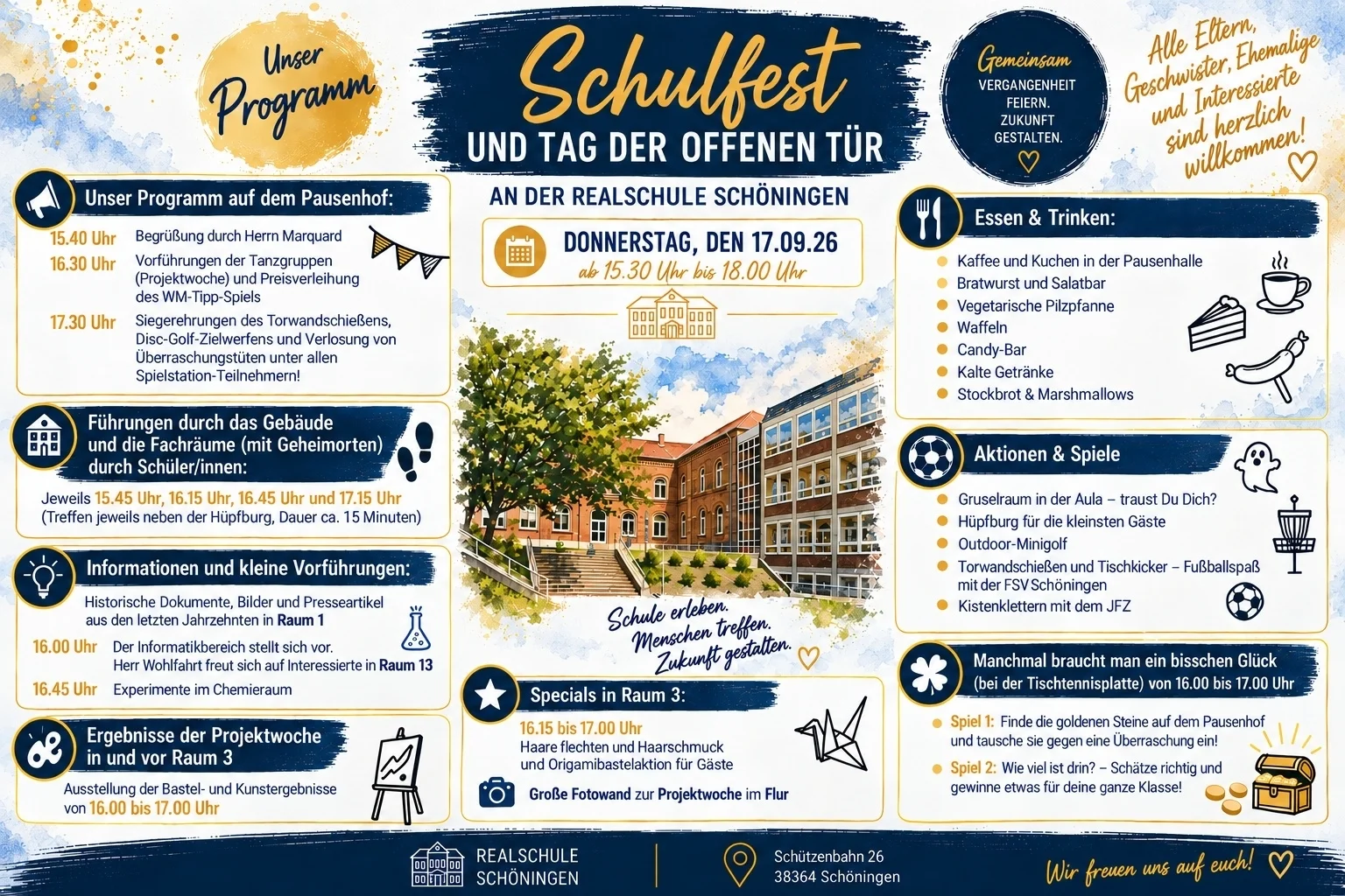 Programm Schulfest