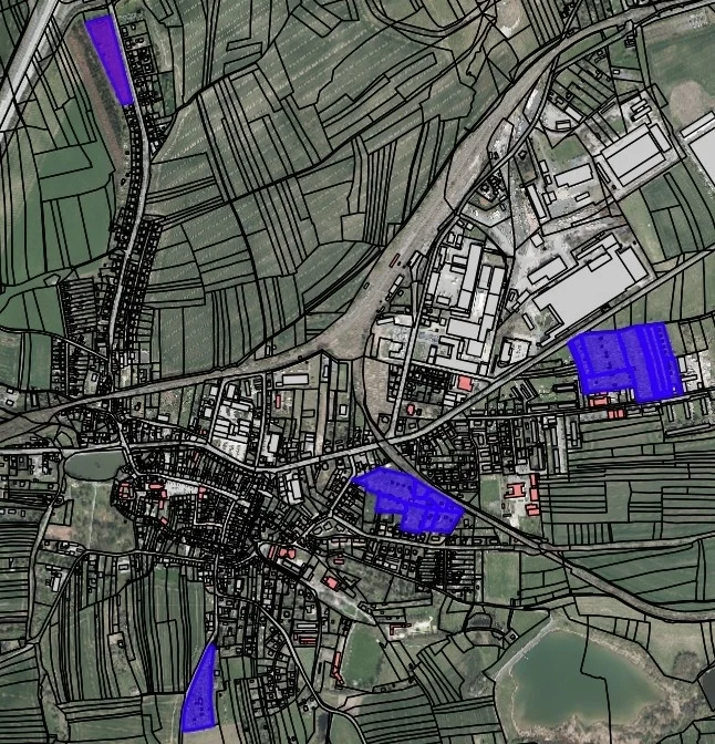 Lageplan aller Triptiser Kleingärten