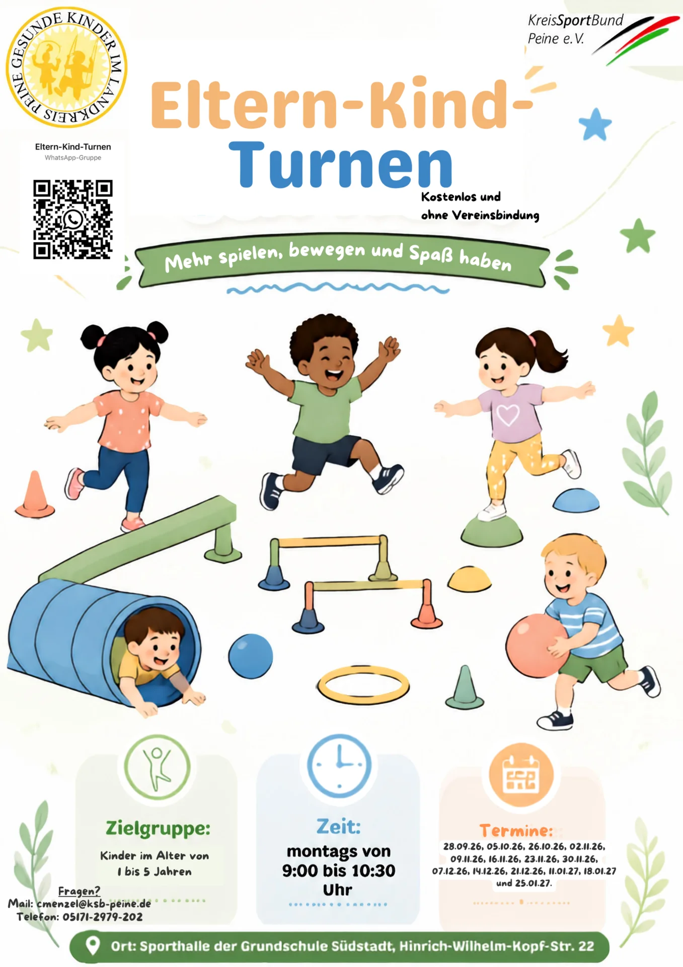 Eltern-Kind-Turnen (erzeugt mit KI)