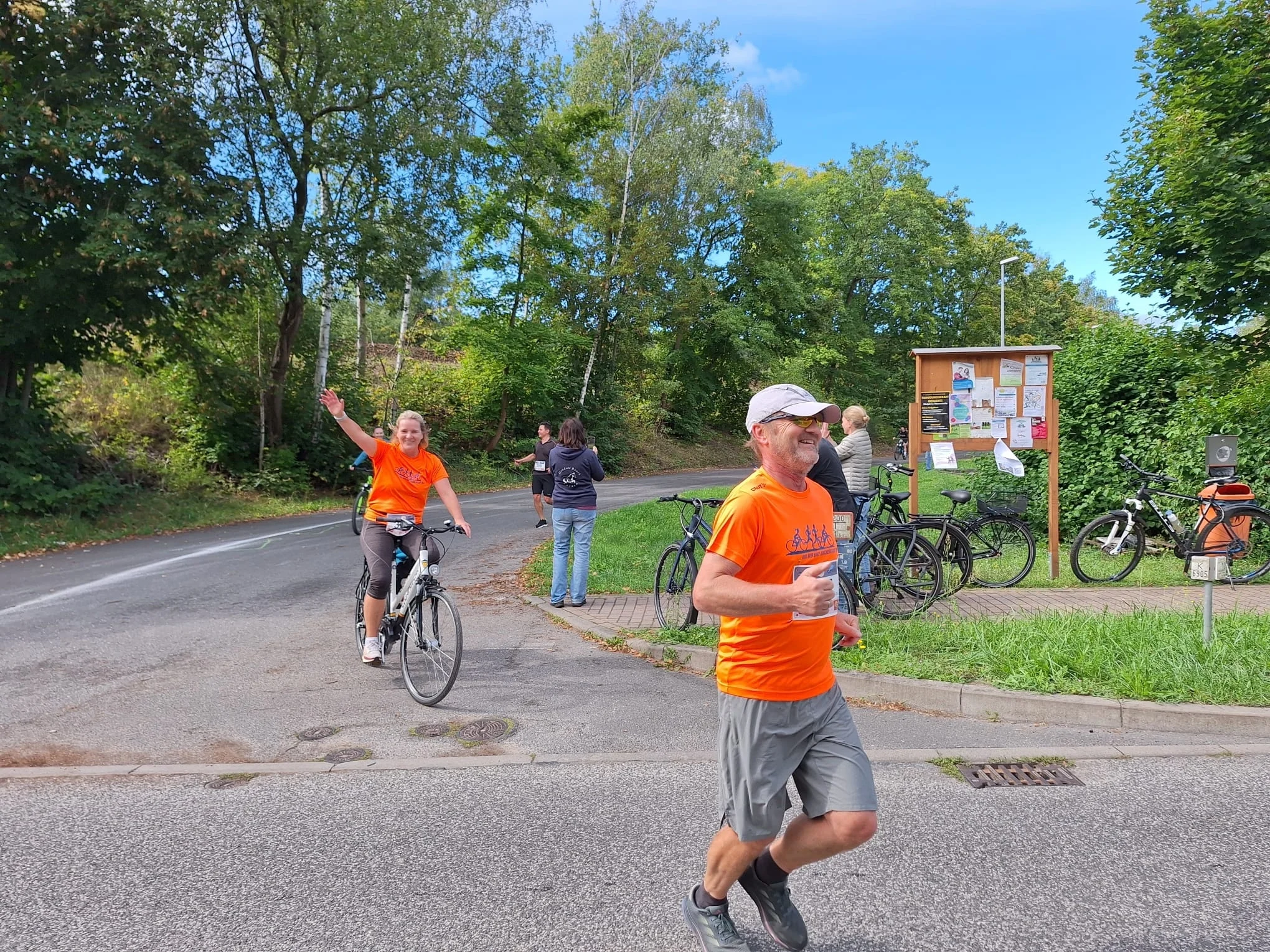 Run and Bike 2025_Daniela mit ihrem Mann Ulf_Fotorecht
