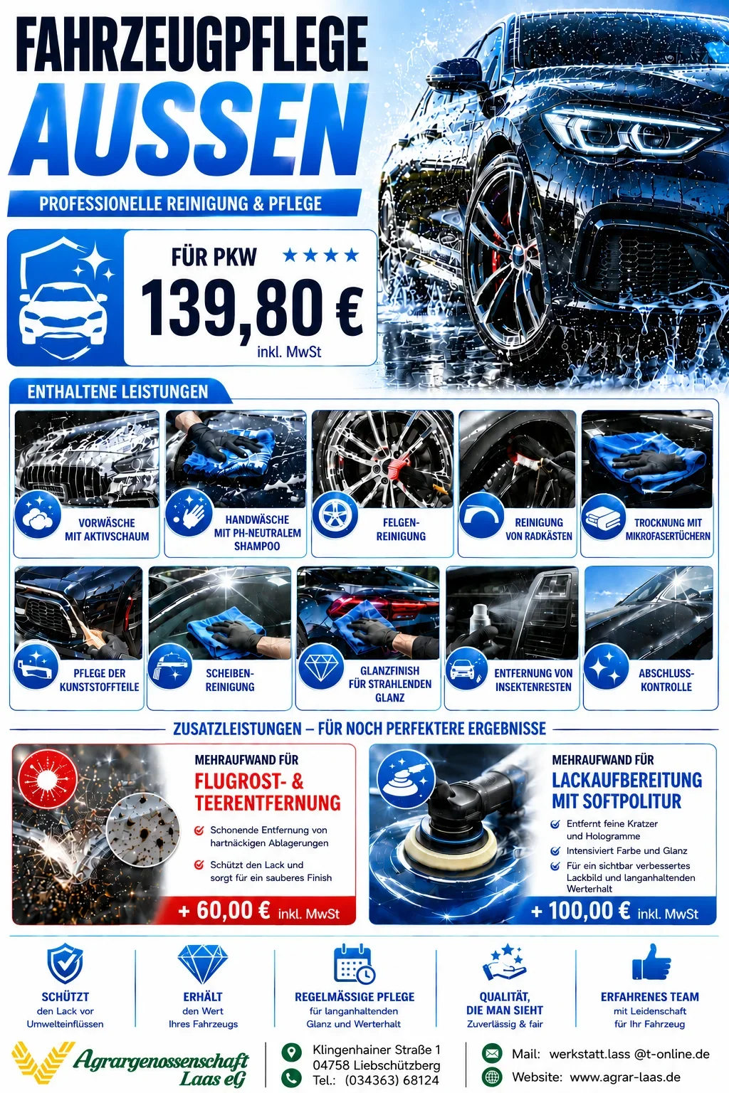 Fahrzeugpflege außen