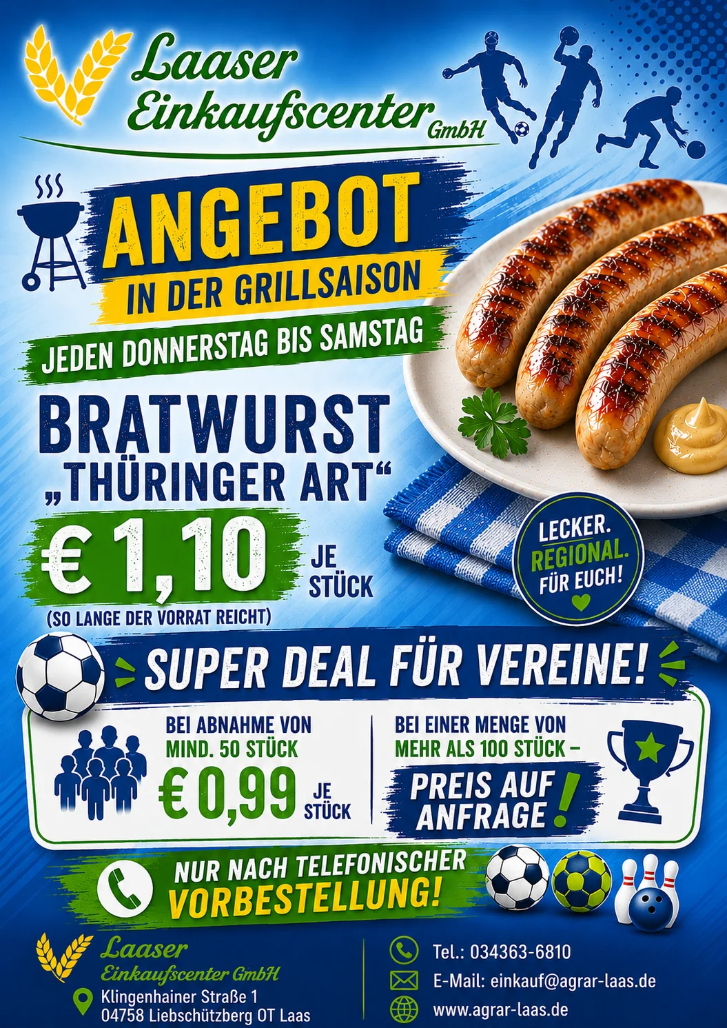 Bratwurstangebot