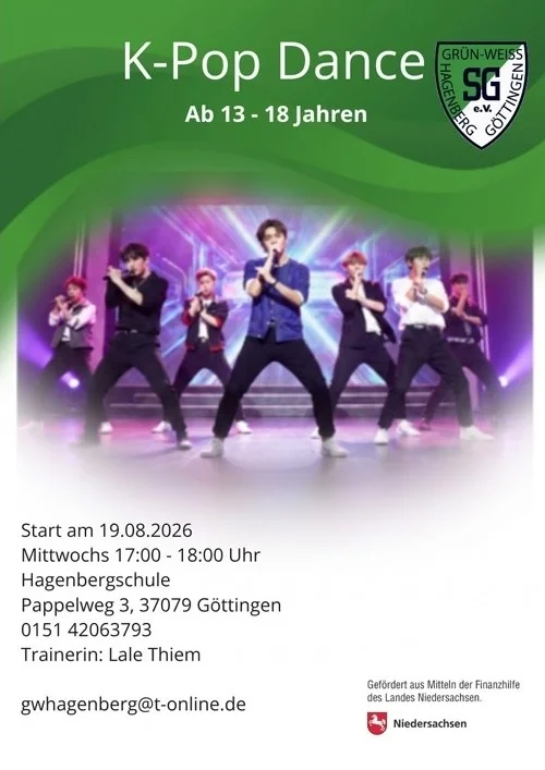 K-Pop: immer mittwochs 17 bis 18 Uhr