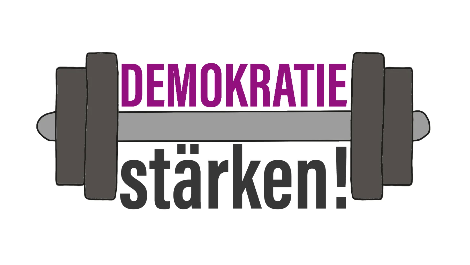 Logo "Demokratie stärken"