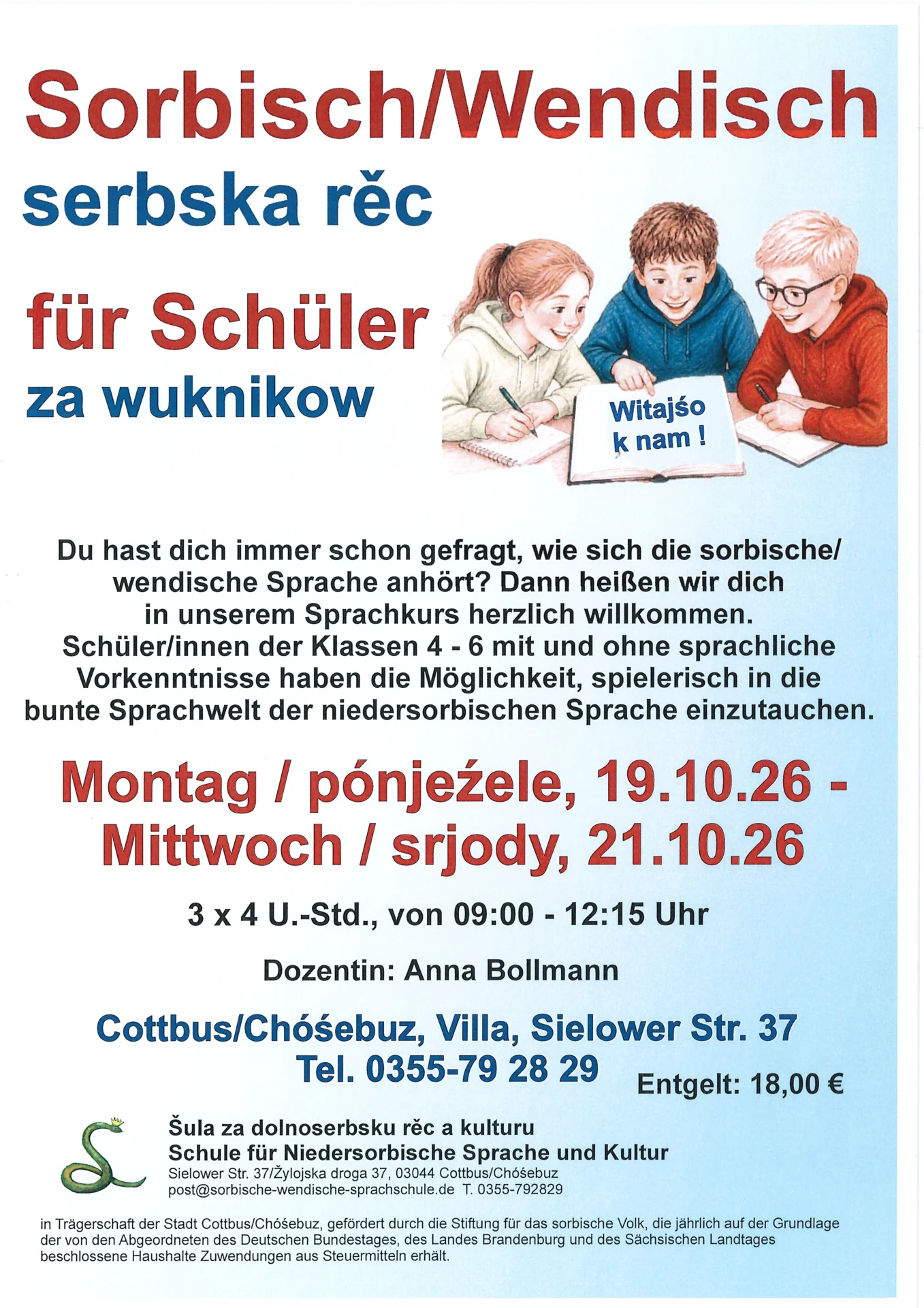 Ferienkurs für Schüler