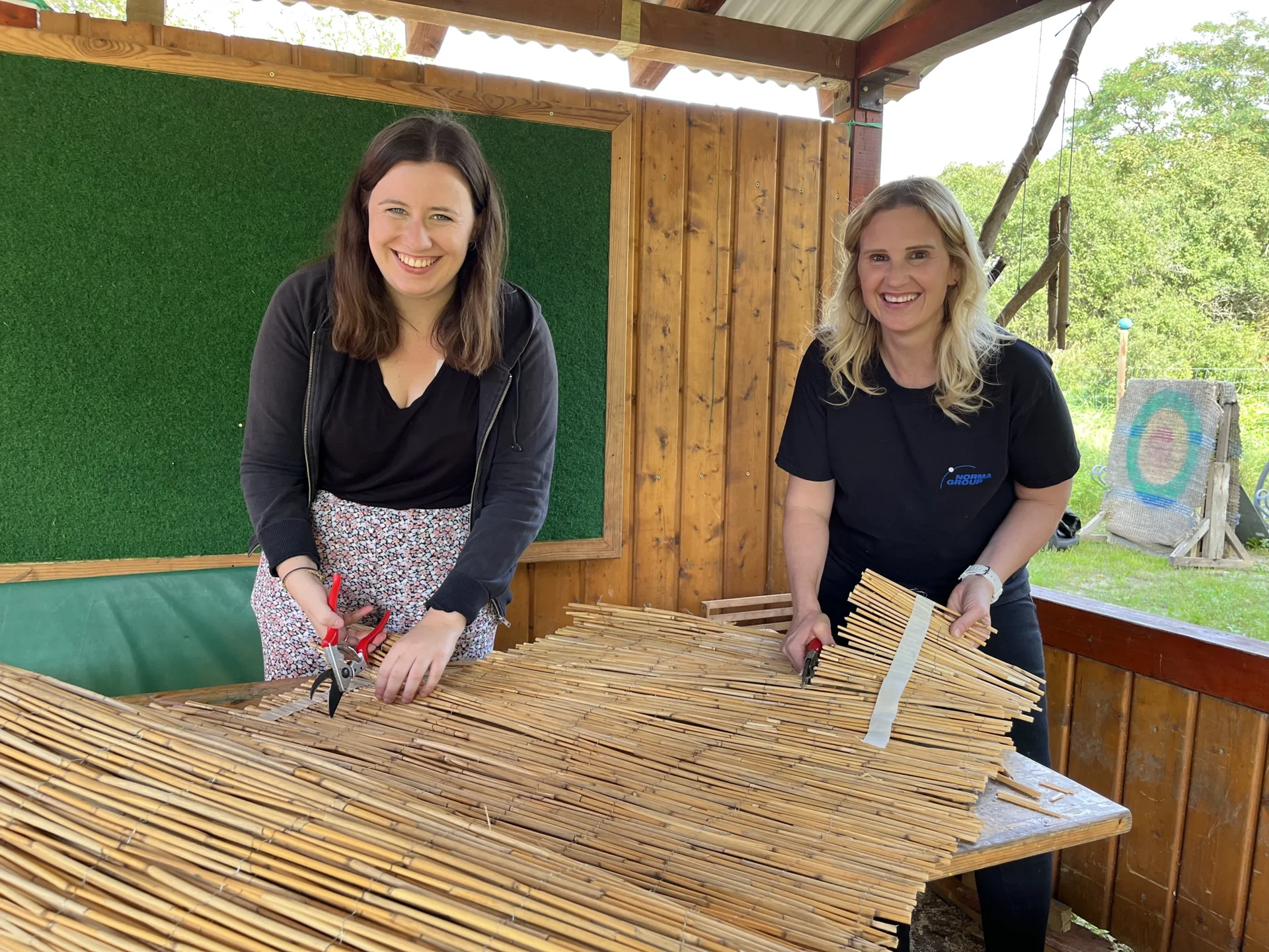Bild zeigt Aktion des Norma Help Days; Foto: Stadt Maintal