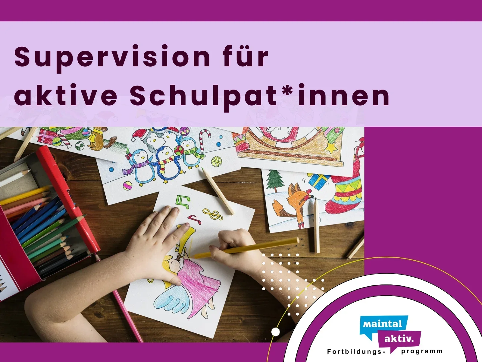 Titelbild der Fortbildung "Supervision für Schulpat*innen", Foto: Stadt Maintal