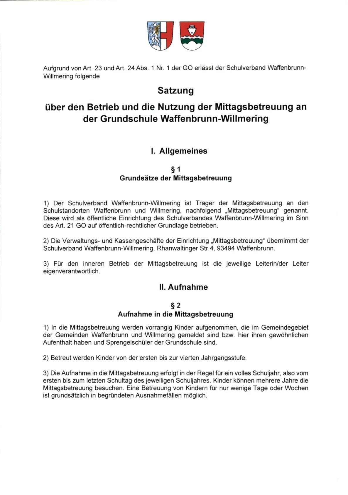 Nutzungssatzung Seite 1