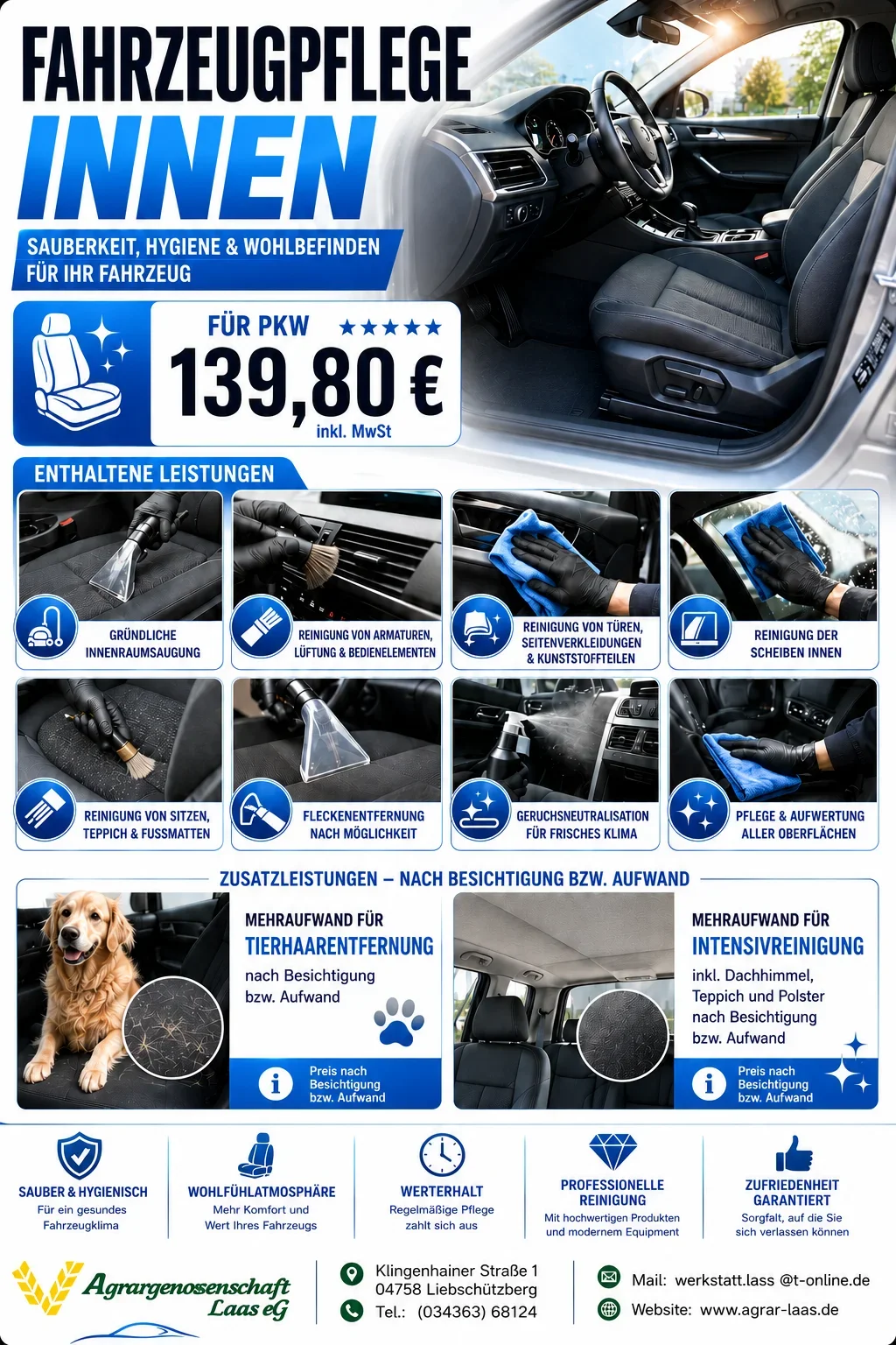 Fahrzeugpflege innen