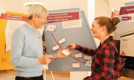 Bild zeigt Ausstellung Menschenrechte