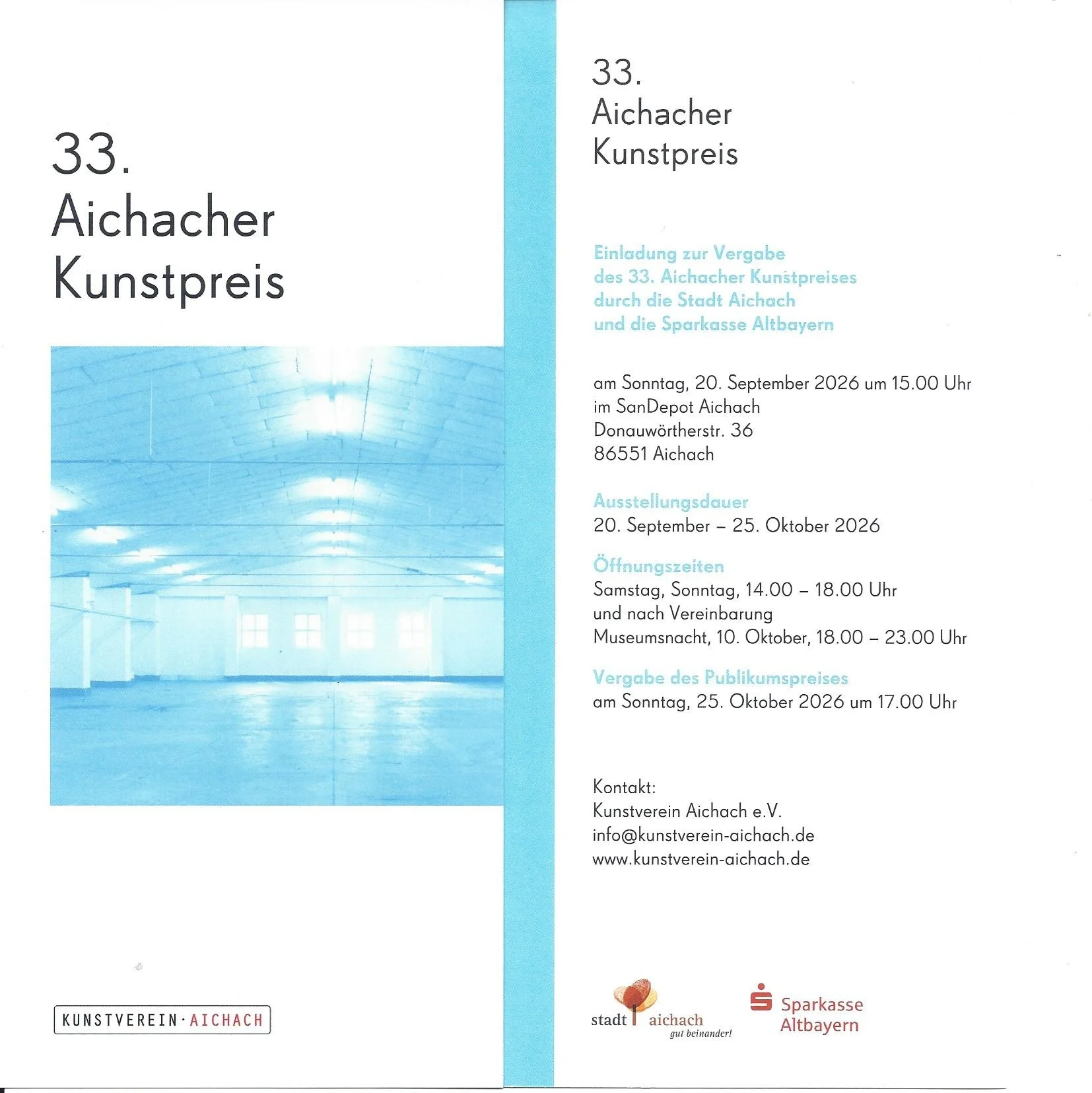 Einladung KV Aichach