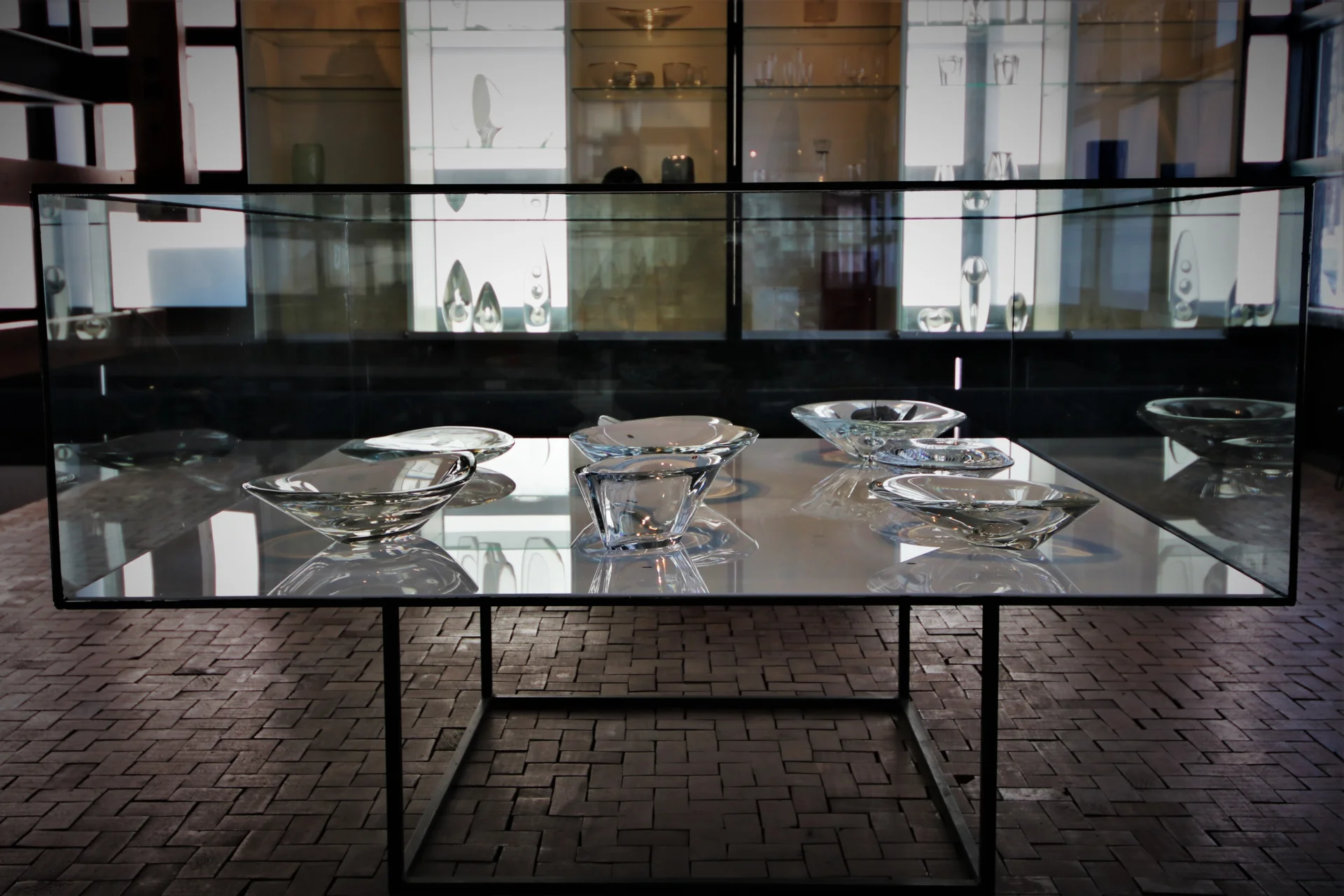 Glassschalen Ausstellung