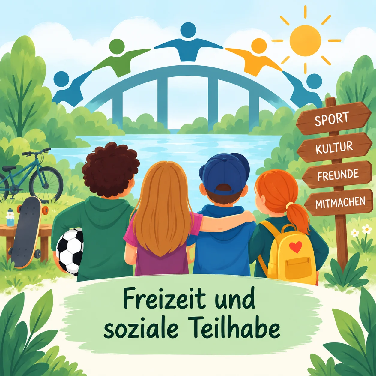 KI generiert - Freizeit & soziale Teilhabe