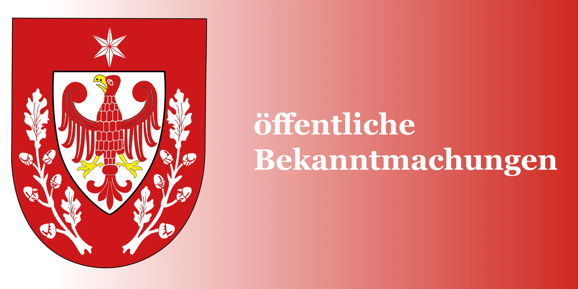 Öffentliche Bekanntmachungen
