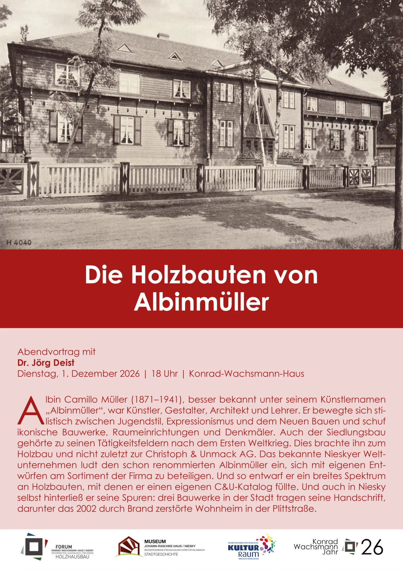 Plakat Deist Albinmüller