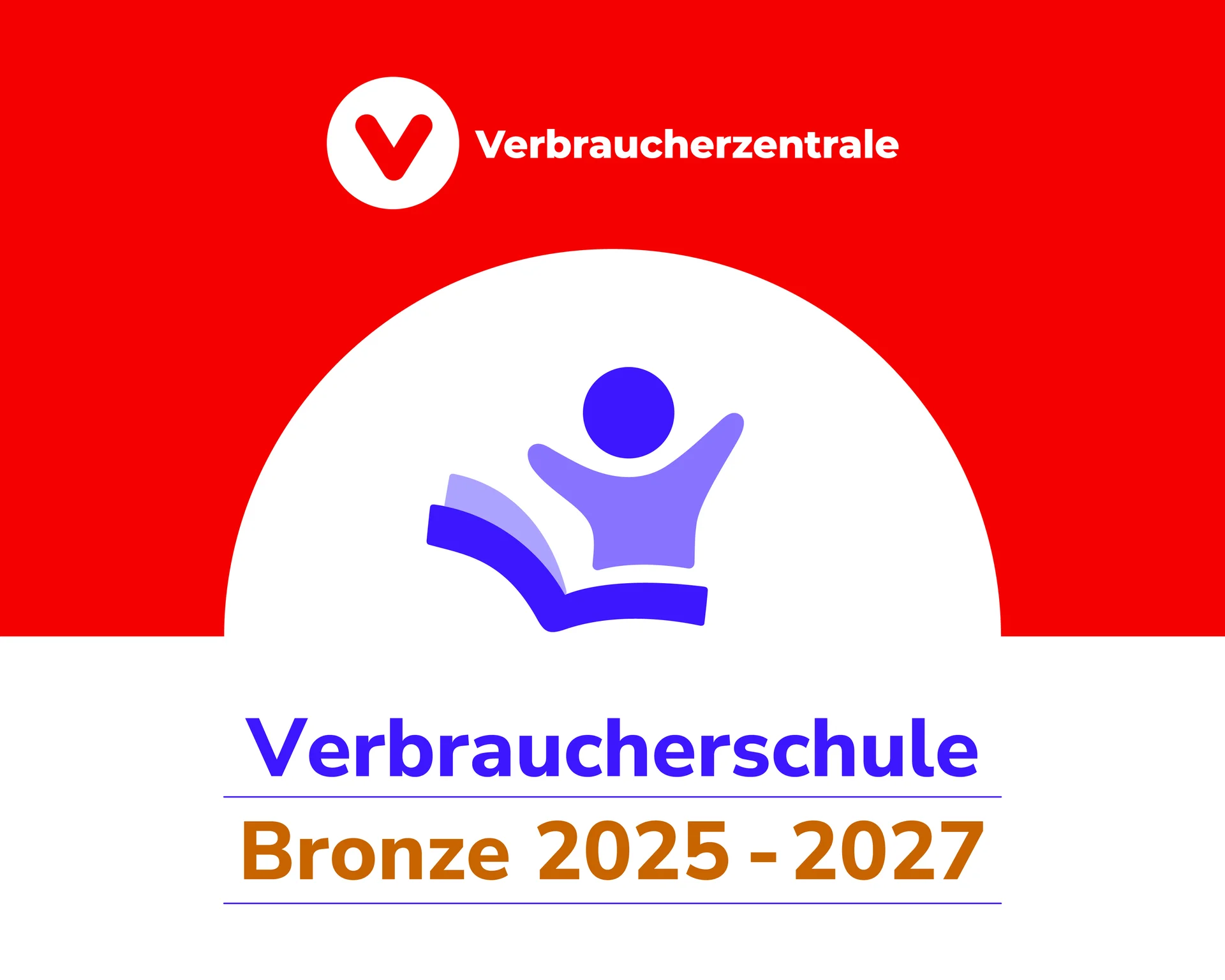 Siegel Verbraucherschule Bronze