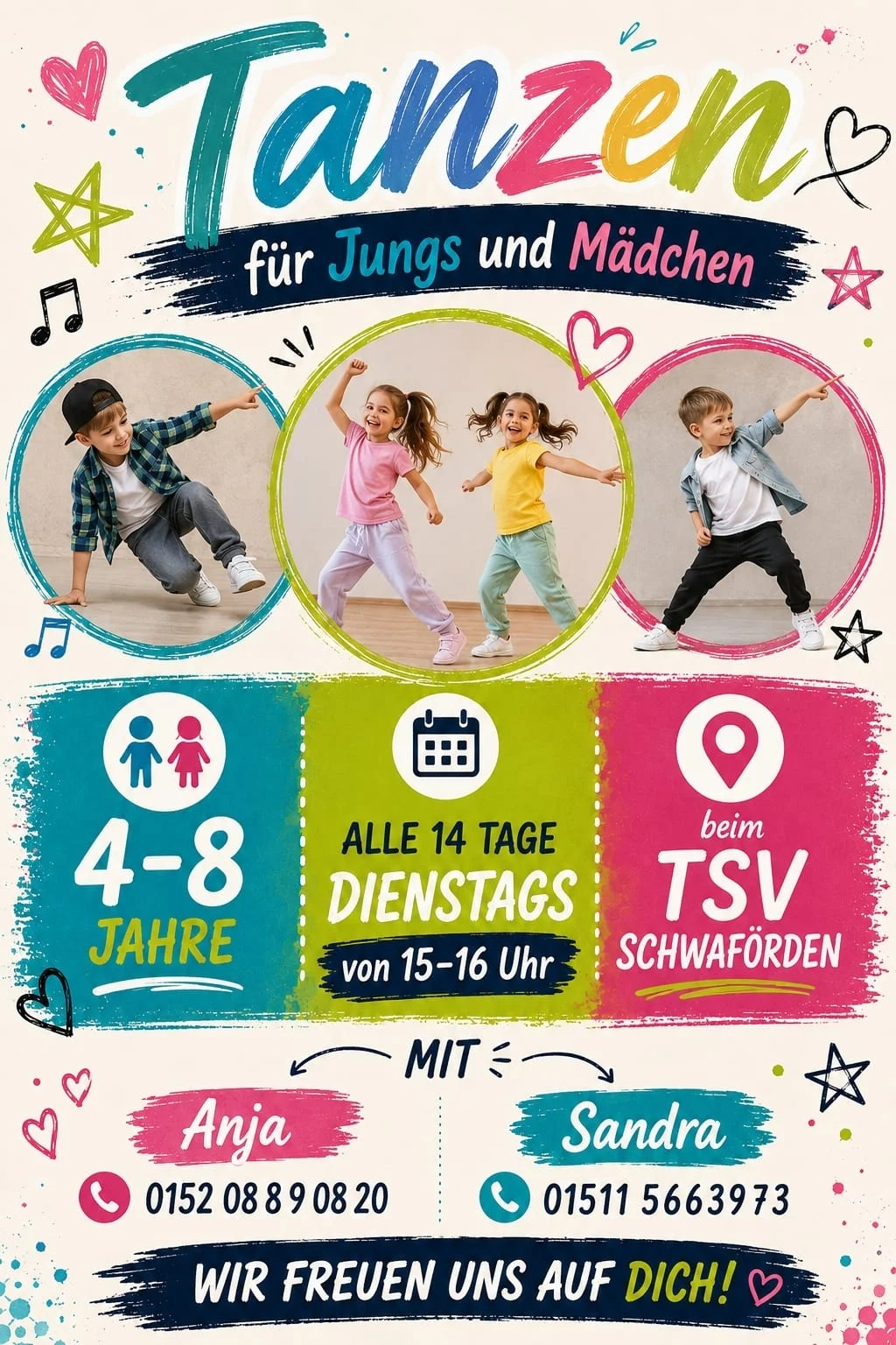 Tanzen für Jungs und Mädchen
