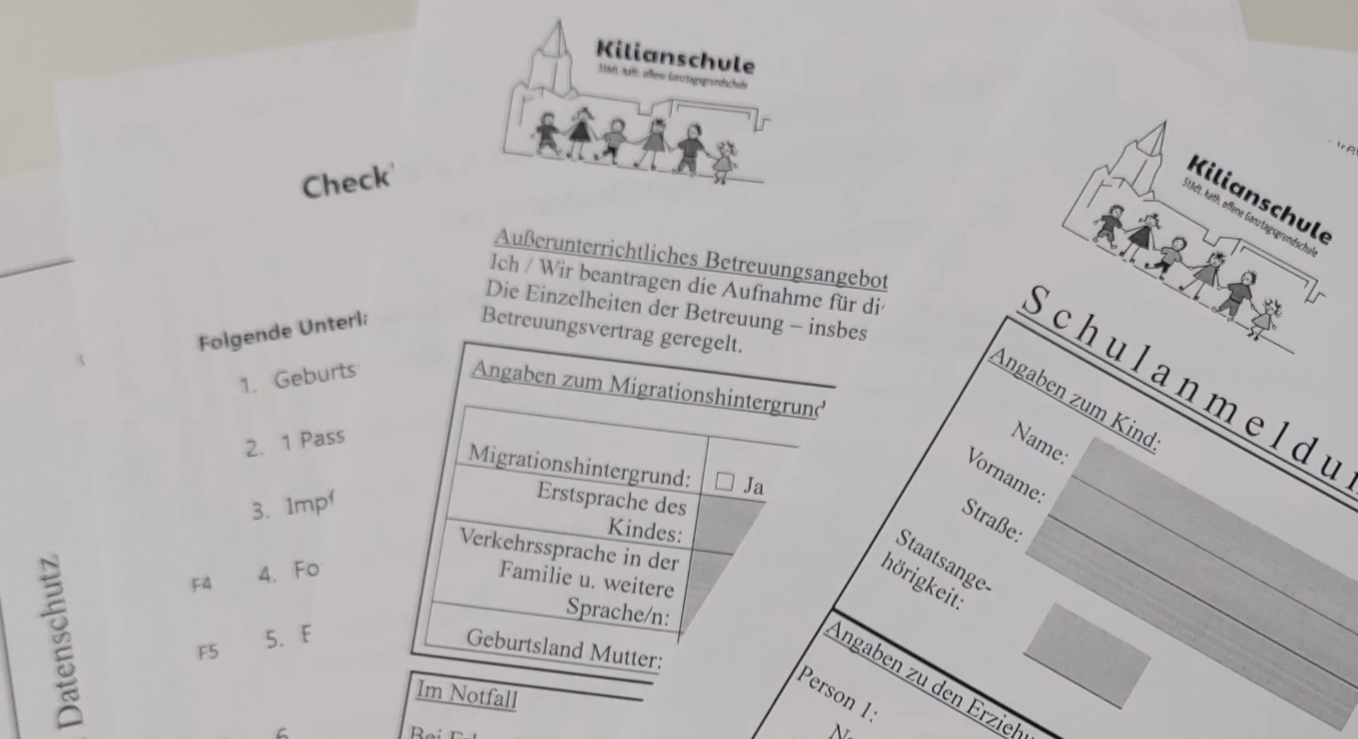 Schulanmformular