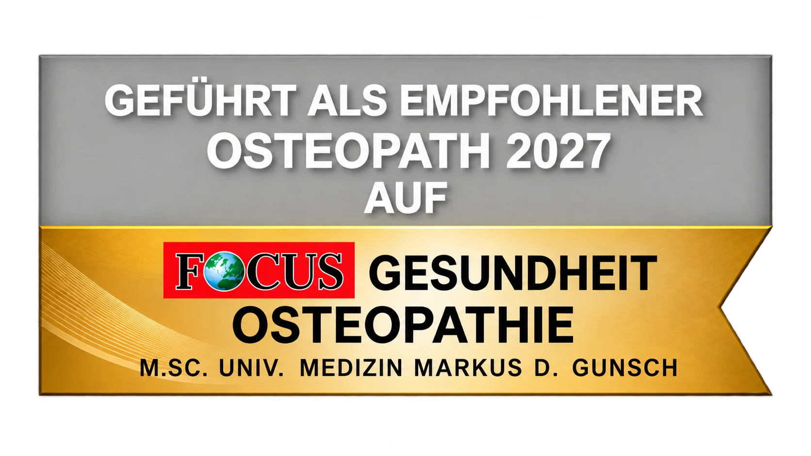 Focus Gesundheit Osteopathie