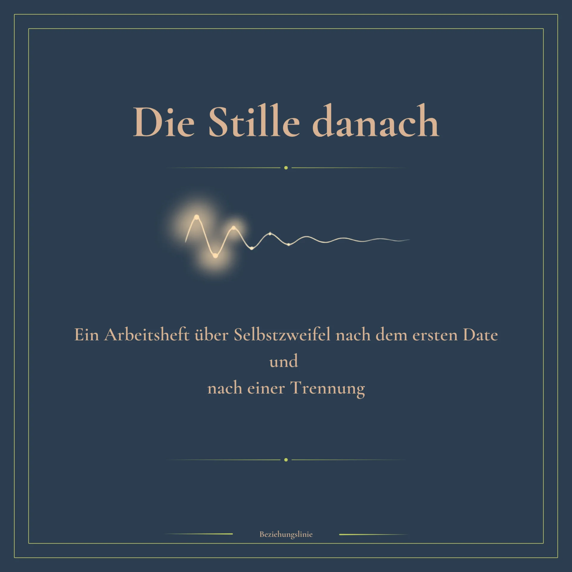 Die Stille danach: Ein Arbeitsheft über Selbstzweifel nach dem ersten Date und  nach einer Trennung