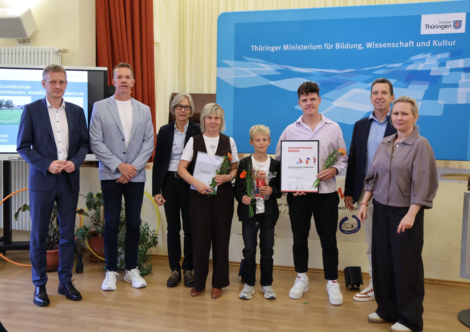 Bewegungsfreundliche Schule Gruppenfoto