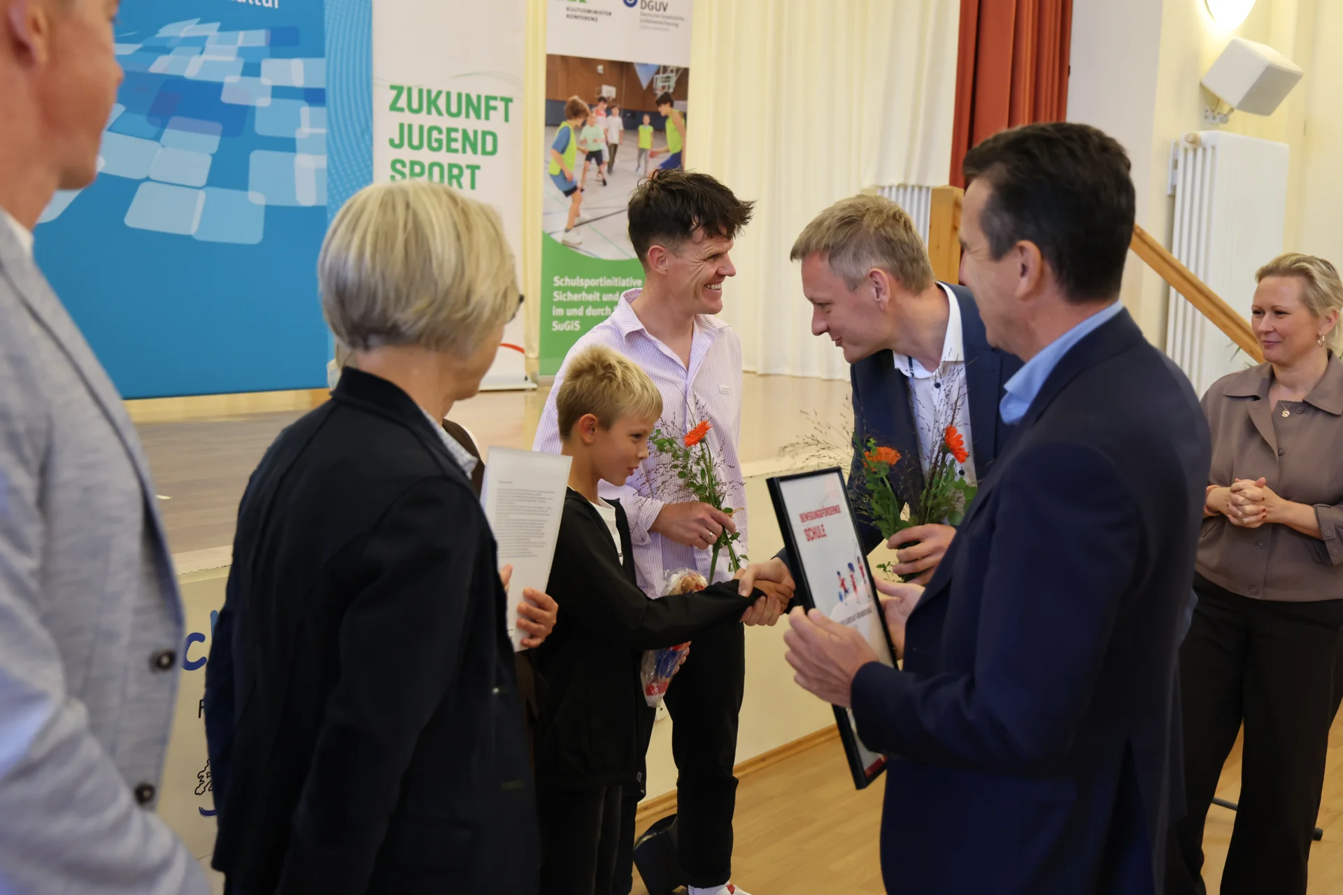 Bewegungsfreundliche Schule Gratulation 1