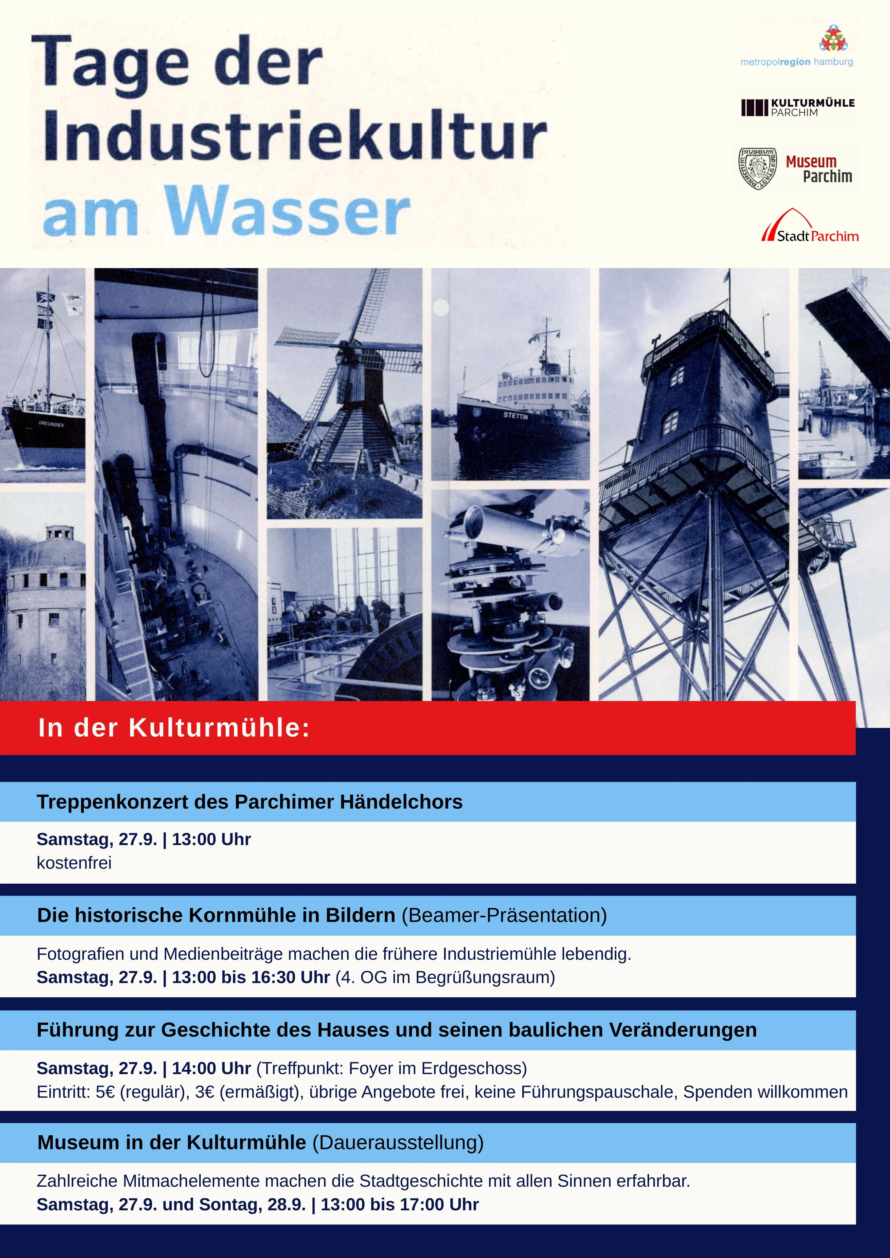 Plakat Industriekultur am Wasser