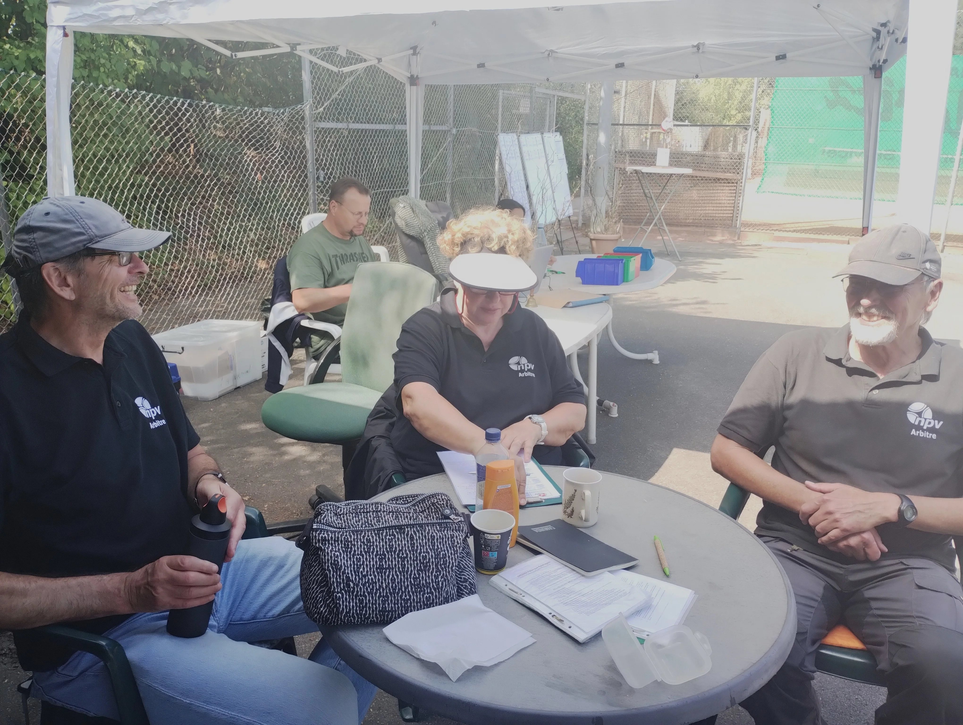 Schiris und Organisationsteam