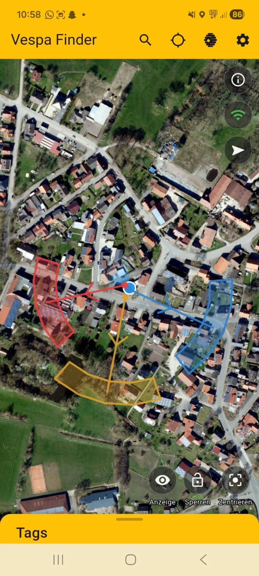 Ihr solltet jeden Dochttopf eine andere Farbe geben.