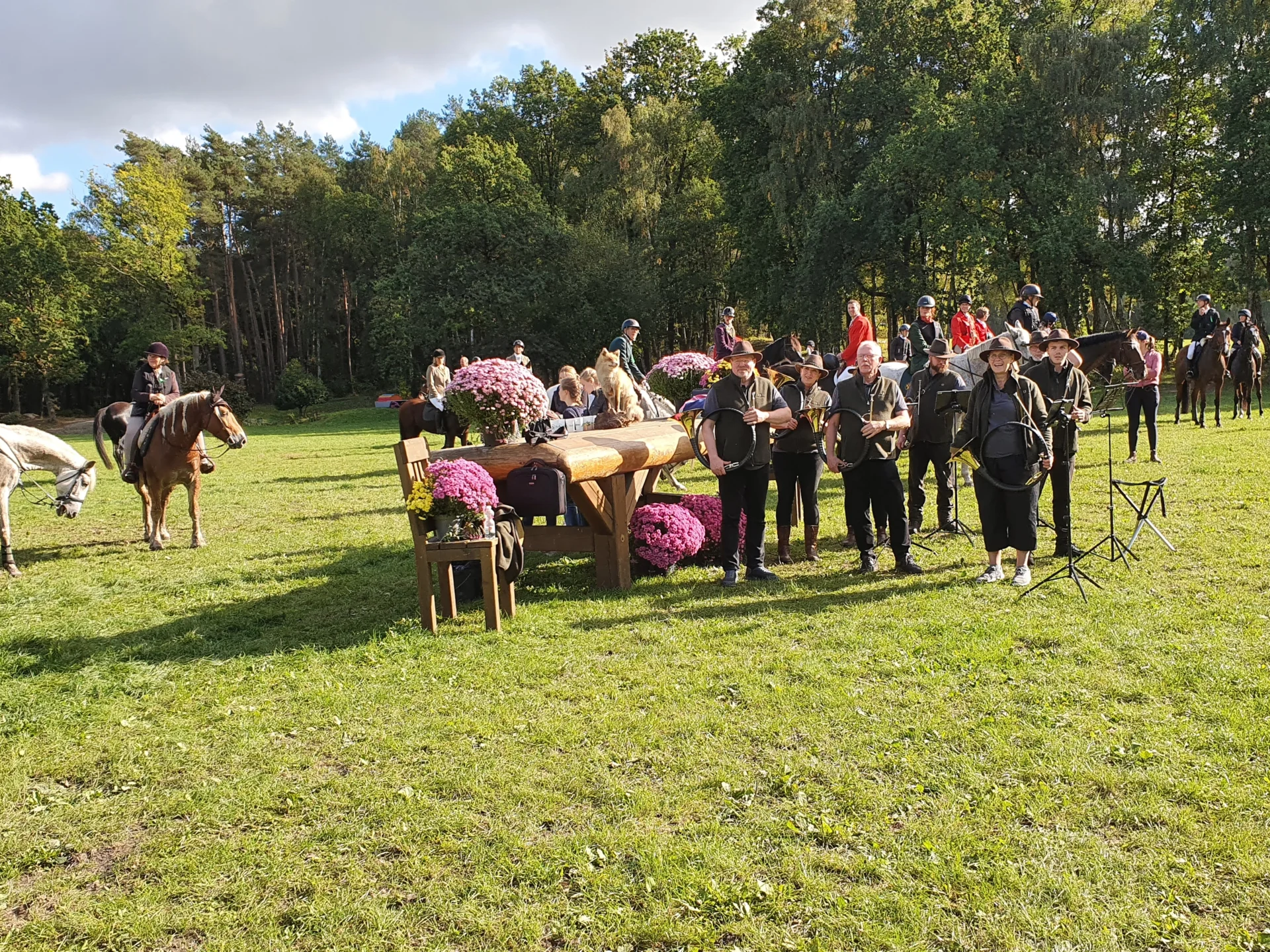 Die Betzendorfer Parforcehornbläser