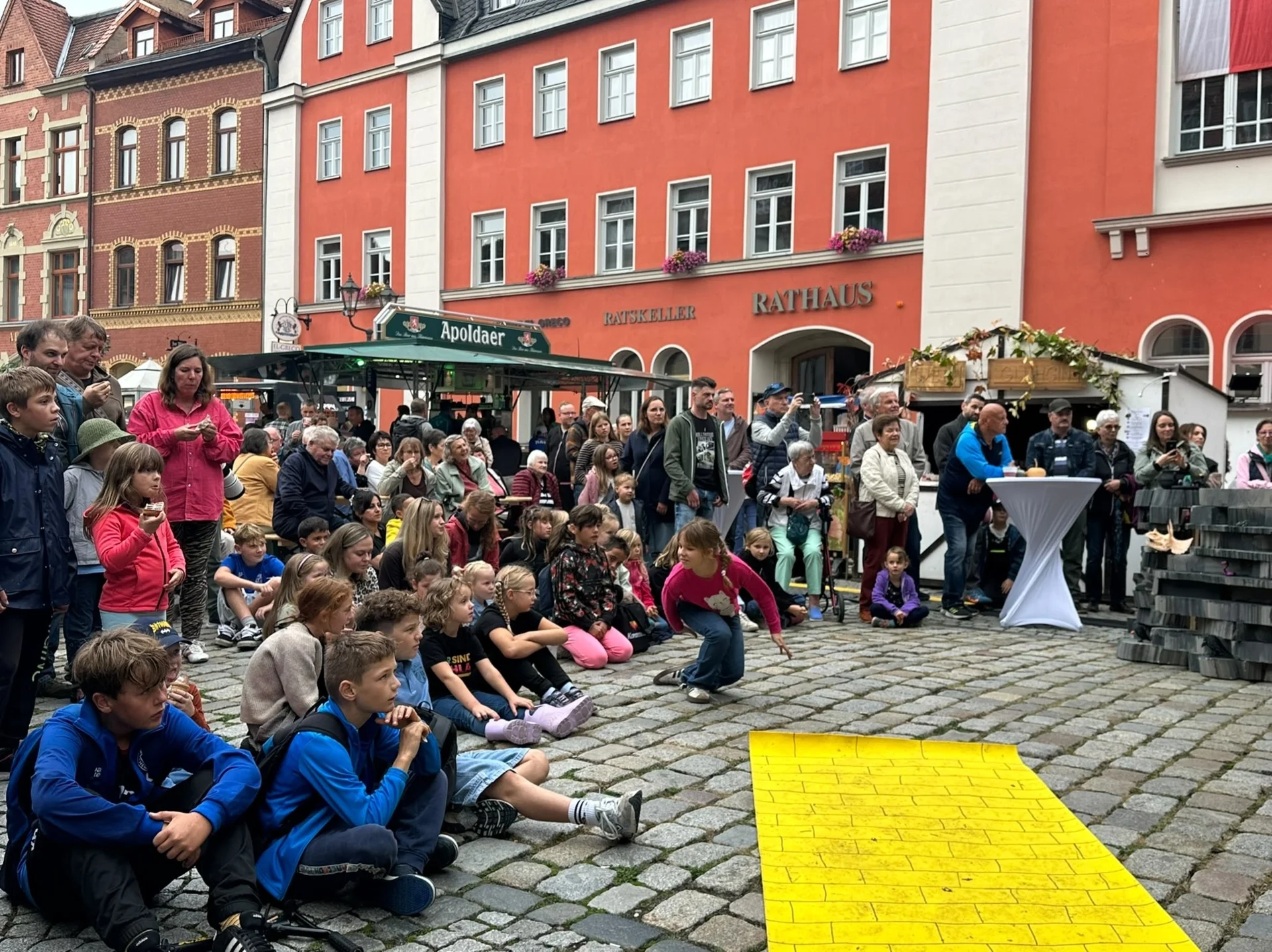 Publikum bei der Theateraufführung