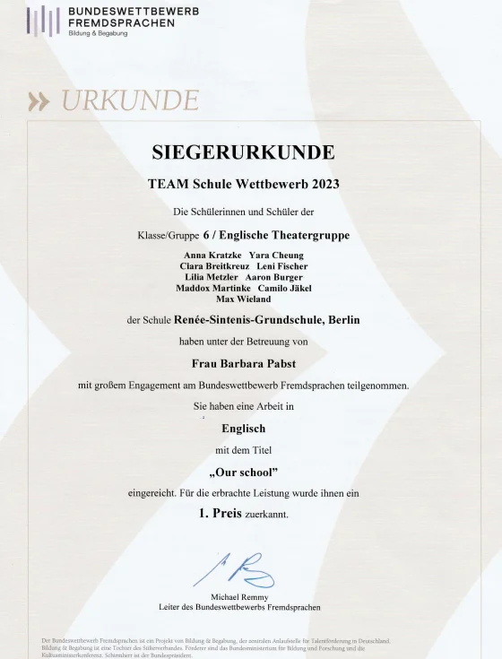Urkunde