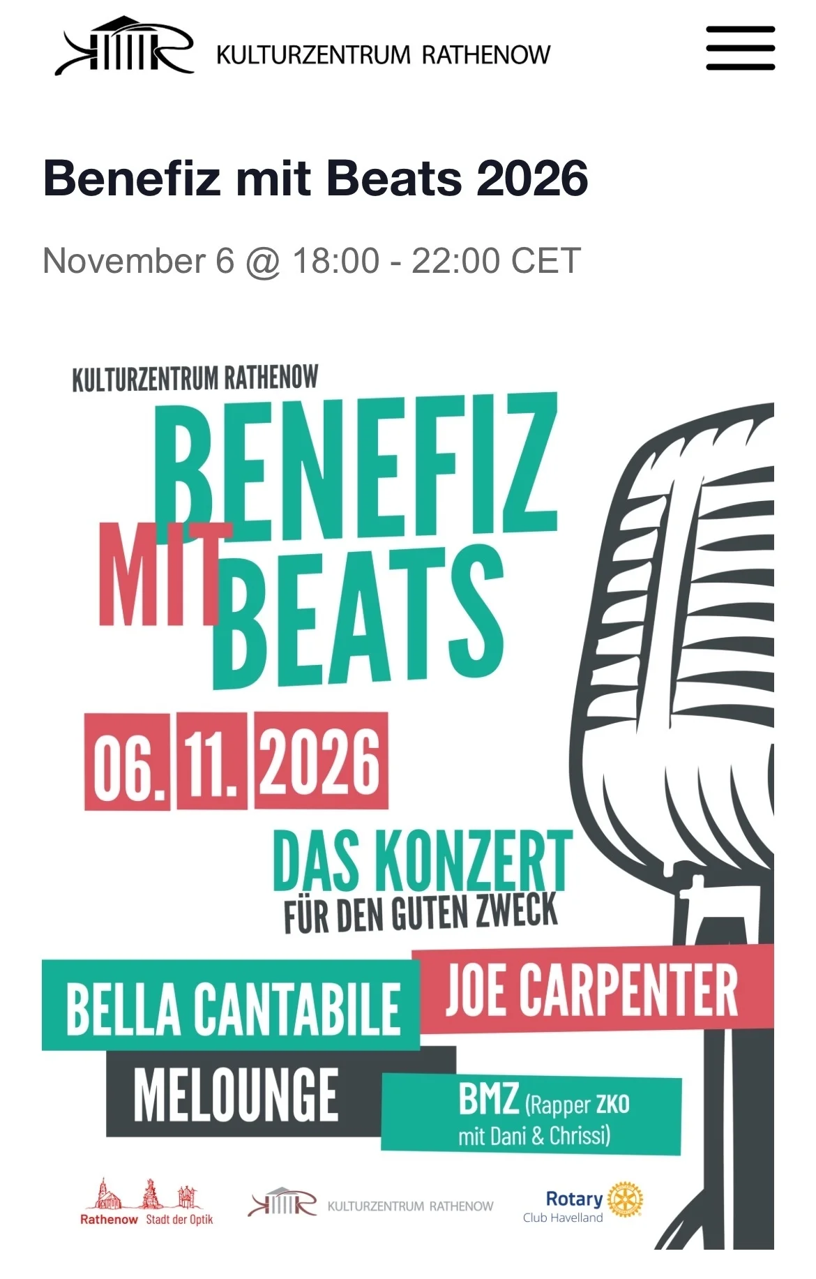 Benefiz mit Beats