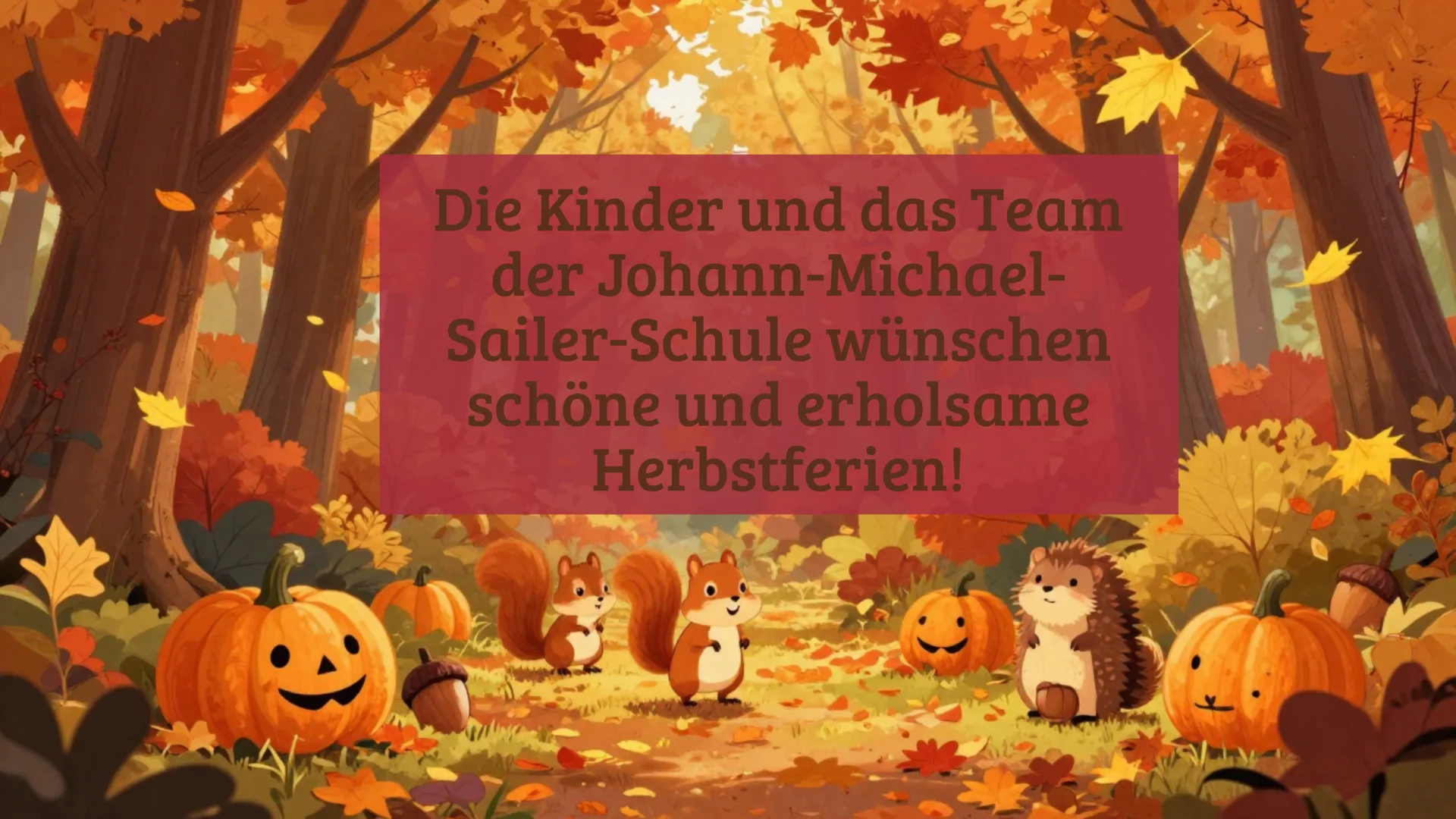 Herbstferiengrüße