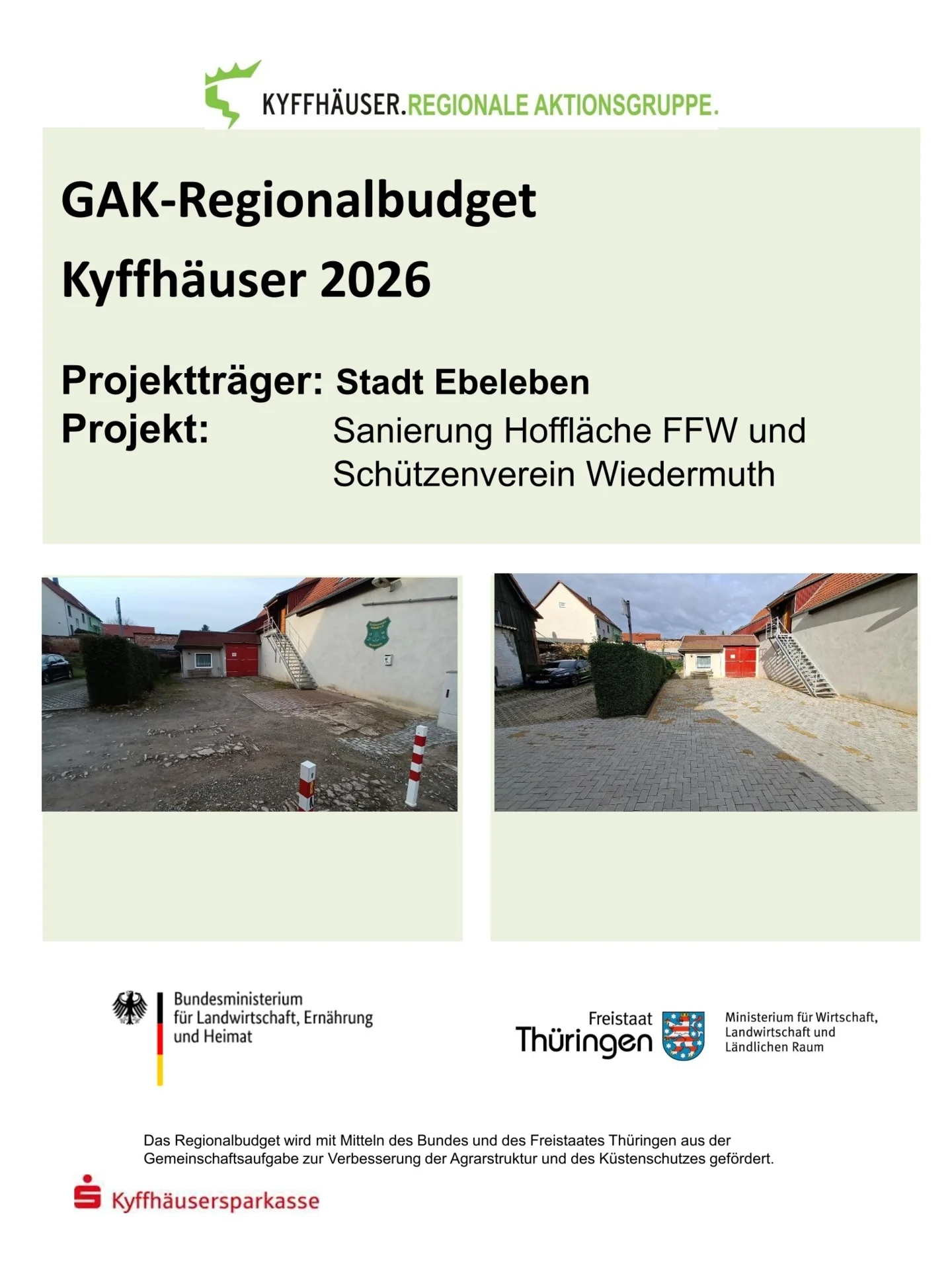 GAK-Regionalbudget Kyffhäuser 2026