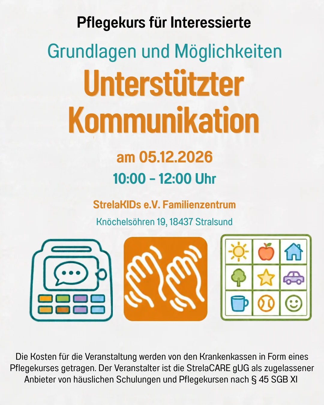 Unterstützte Kommunikation Flyer