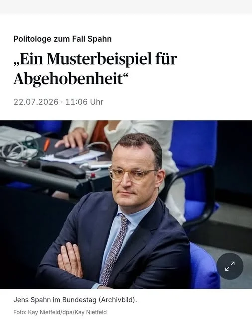 Jens Spahn Musterbeispiel