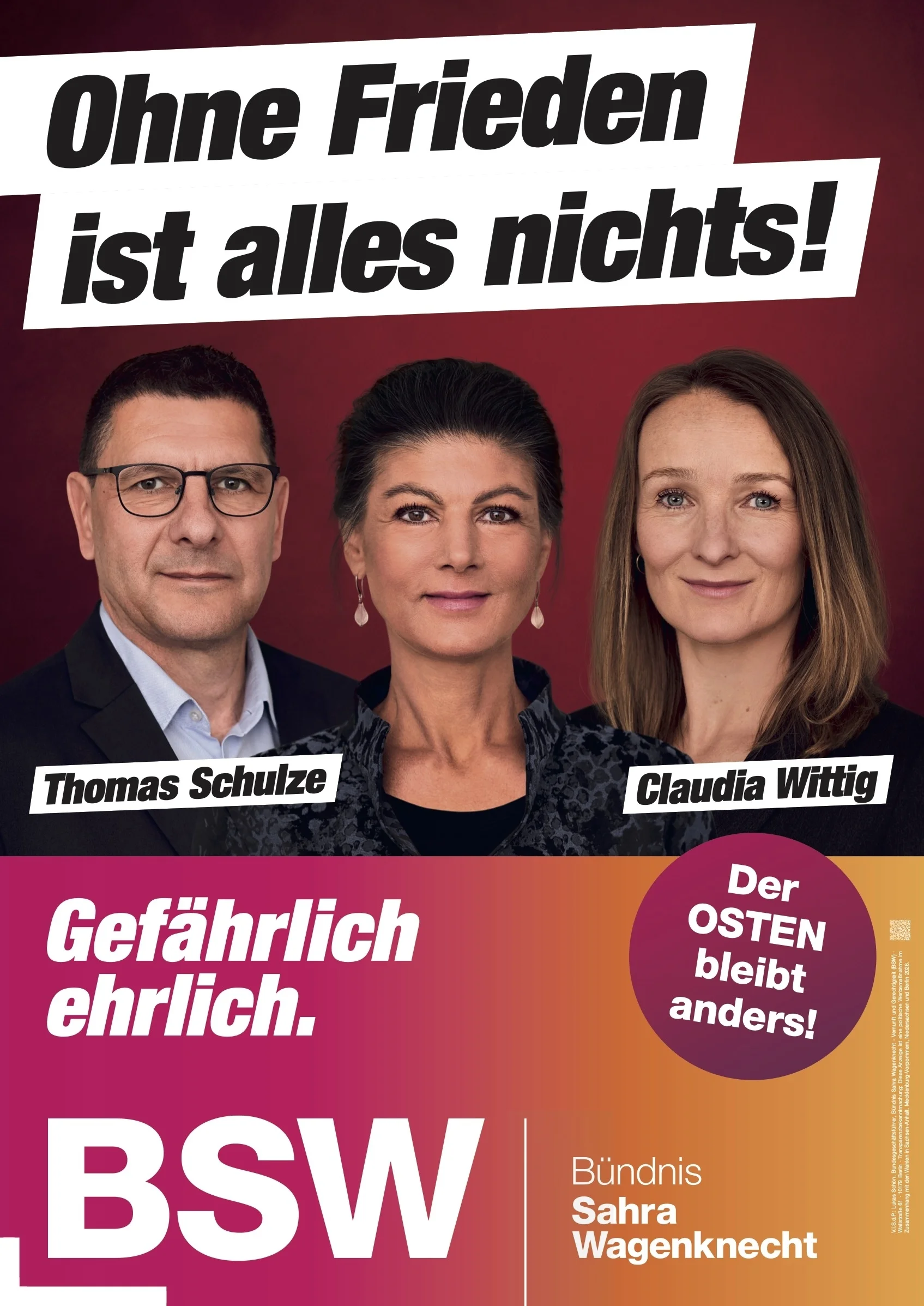 Ohne Frieden ist alles Nichts