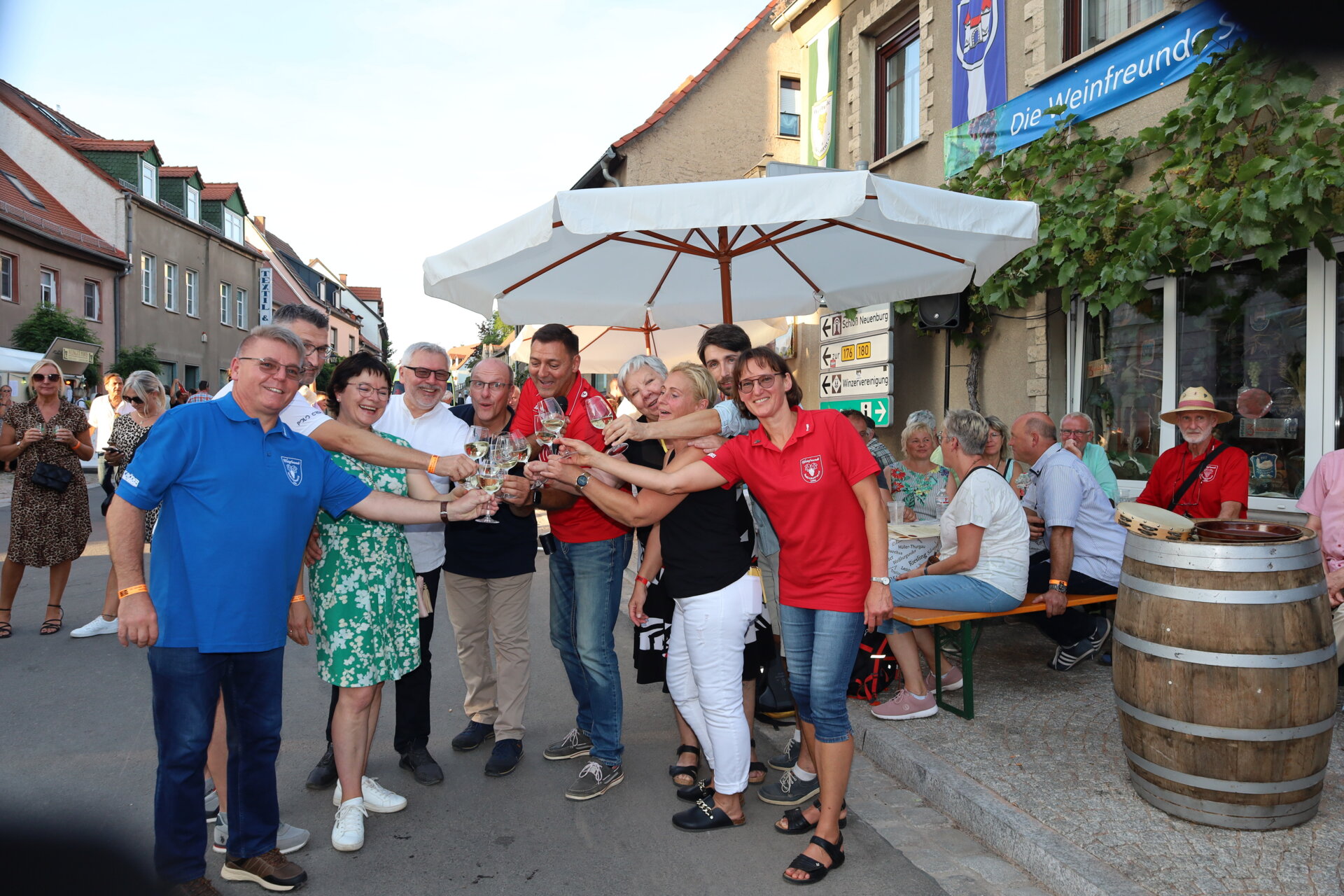 feierliche Aufnahme neuer Vereinsmitglieder