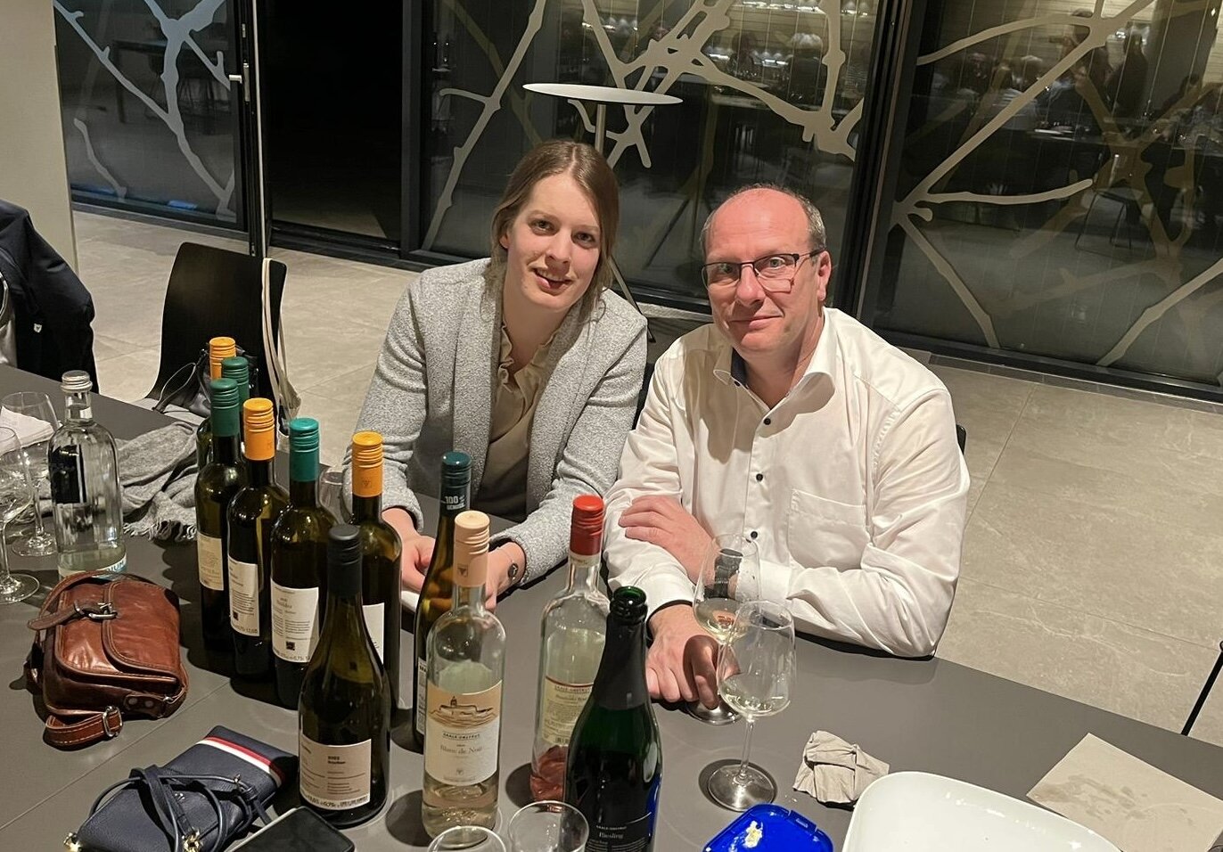 Deutsche Weinprinzessin zu Gast