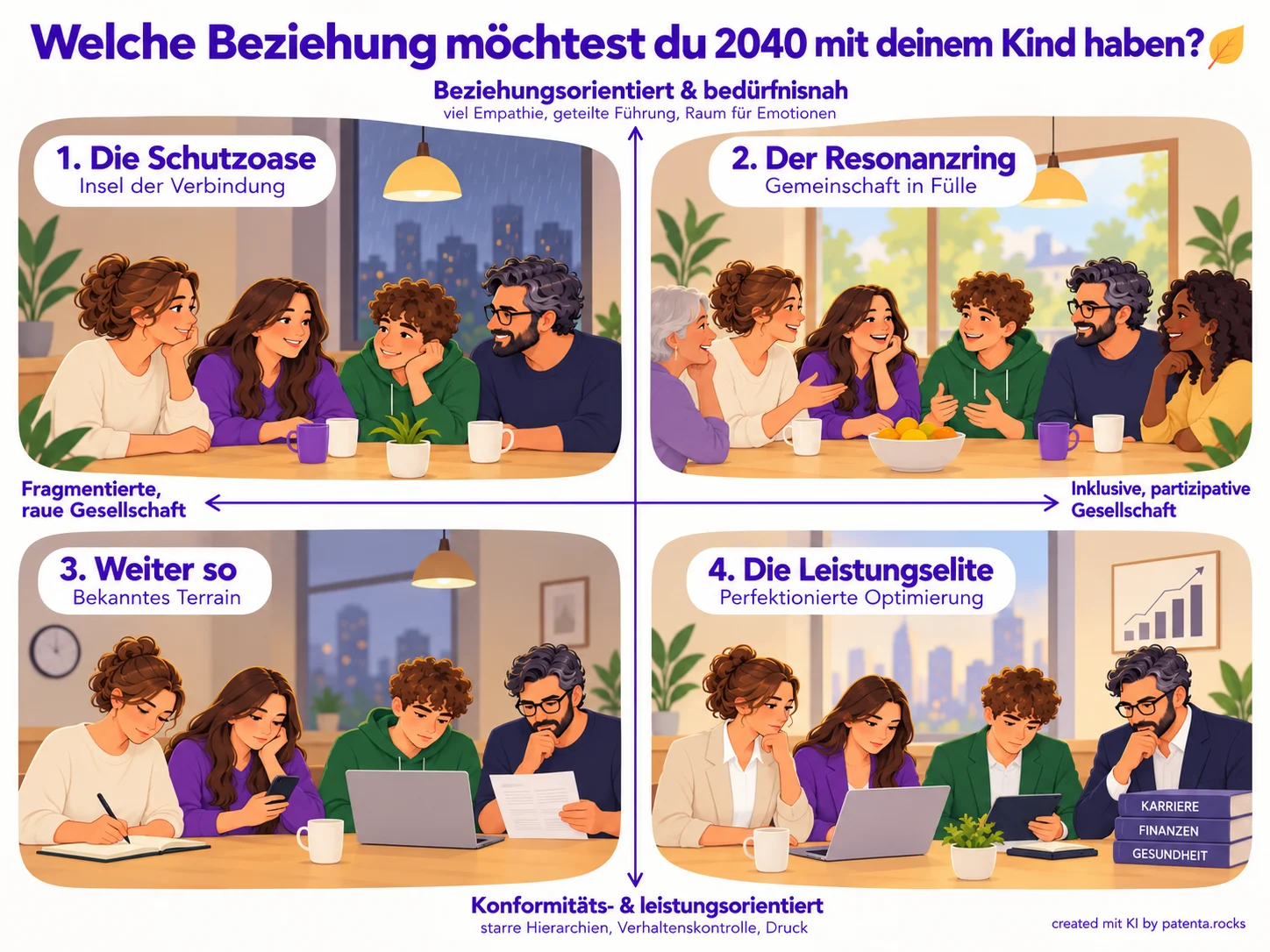Zukunftszenario Familie in 2040