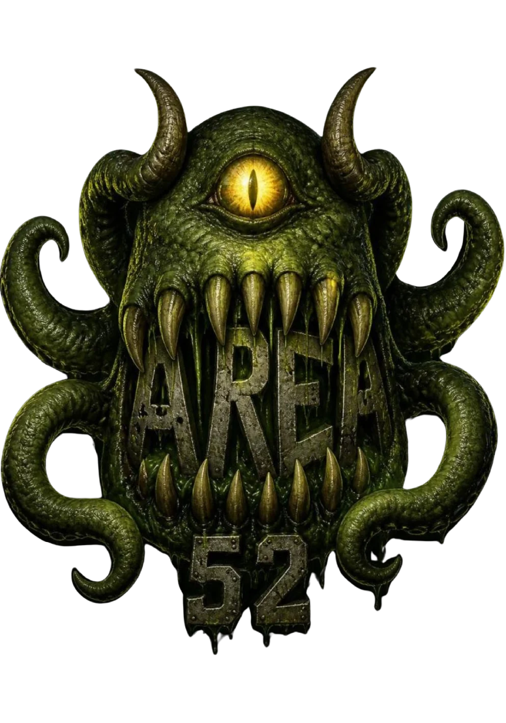 Maze-Logo: gezeichneter Alien