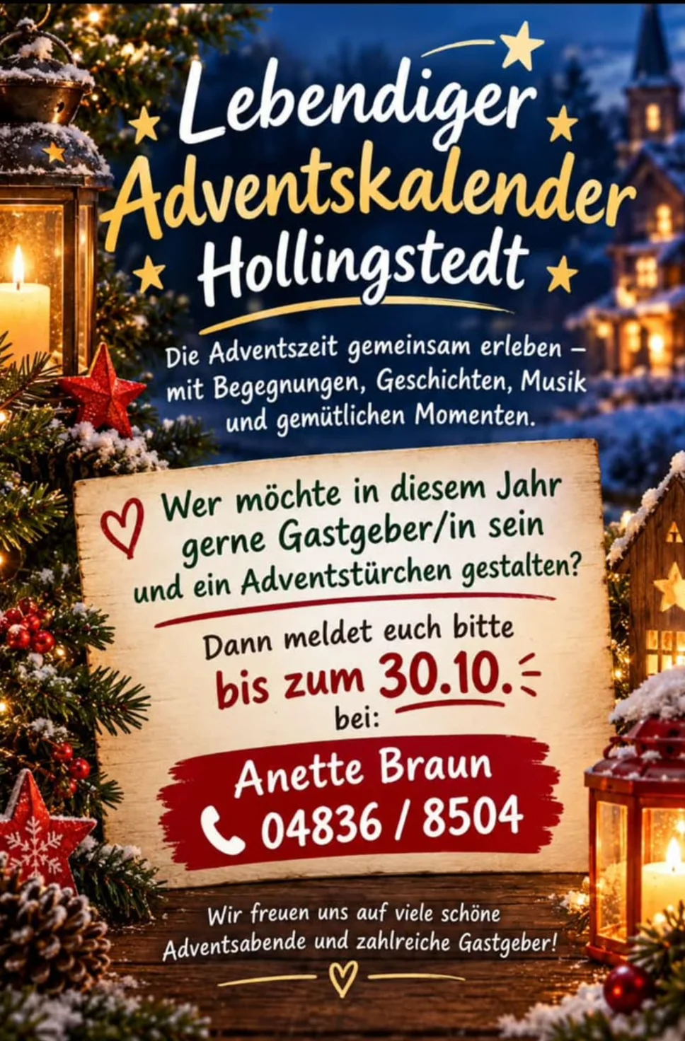 Lebendiger Adventskalender 2026