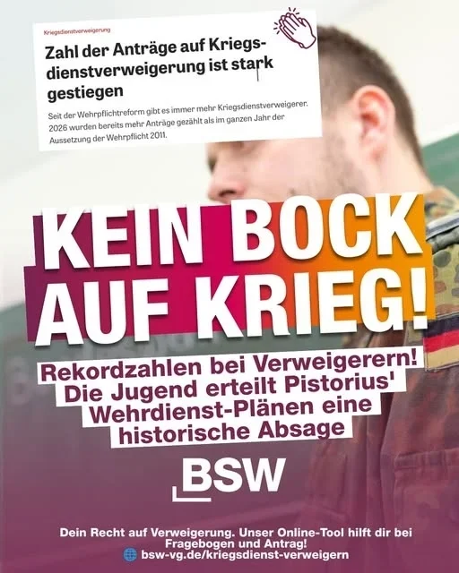 Kein Bock auf Krieg