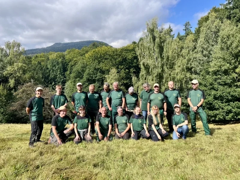 Das Team vom Naturschutzzentrum (Foto: Naturschutzzentrum Zittauer Gebirge)