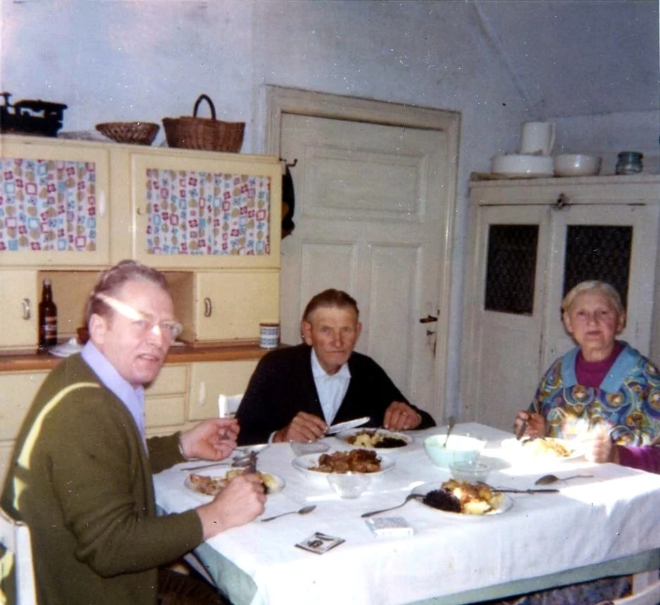 Karl-Heinz Oehlkers, 1972 zu Besuch bei Familie Liebenow (2)