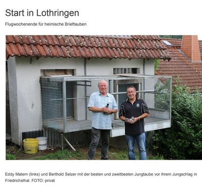 Start in Lothringen